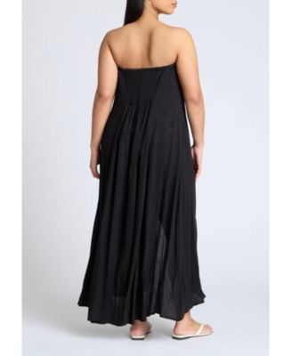 Накидка на завязках ELOQUII Plus Size спереди