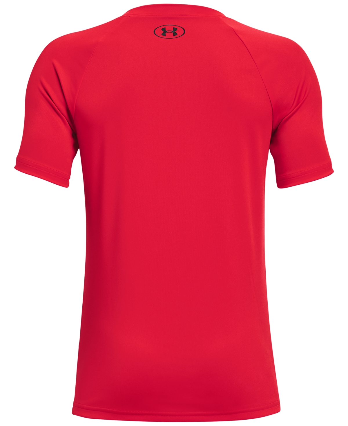 Under Armour Big Boys Tech Big Logo Short Sleeve T-shirt In Red,black