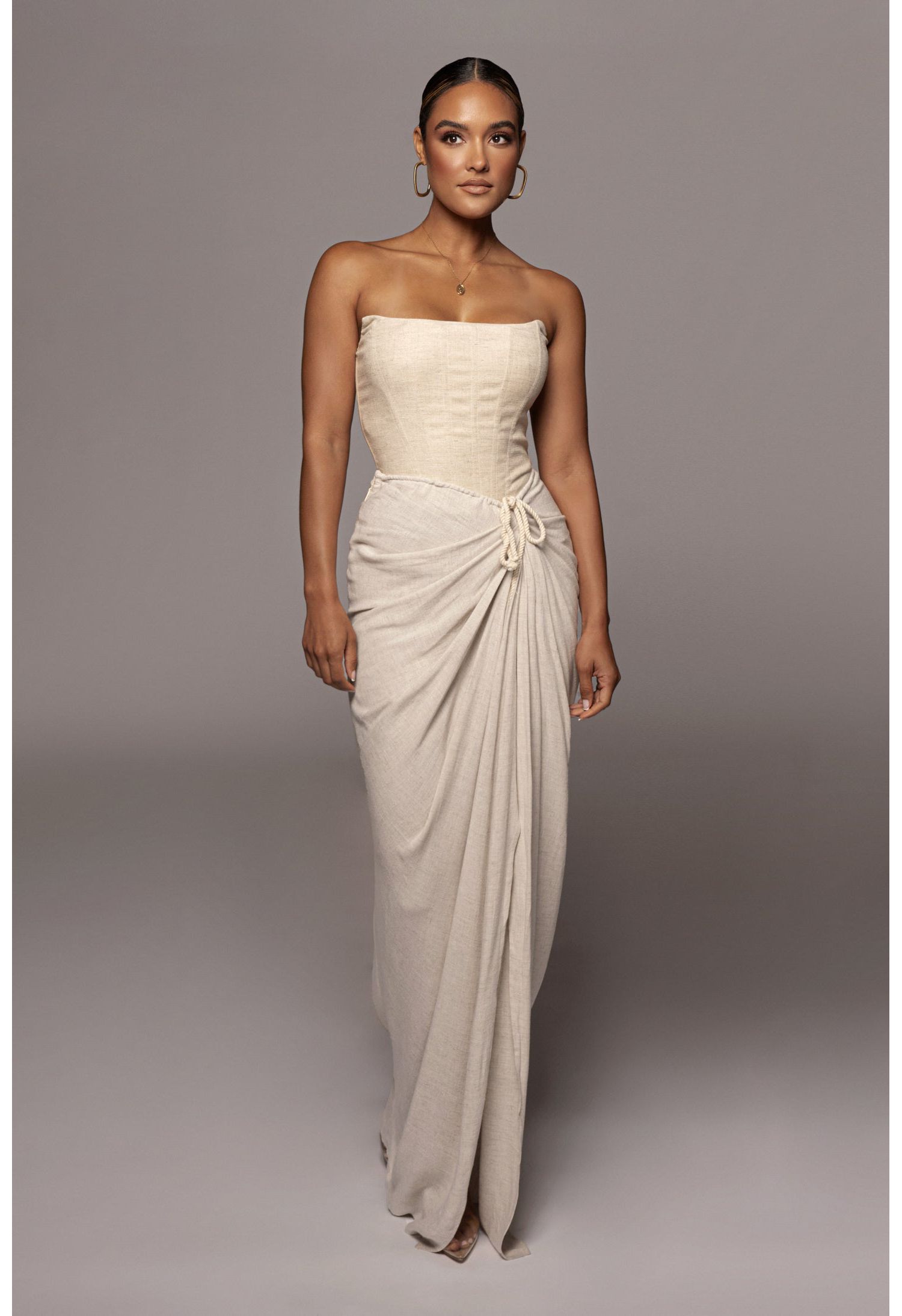 Women's Noelia Linen Slit Skirt