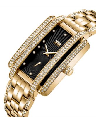 Women's Mink Diamond Gold-Plated Stainless-Steel Watch