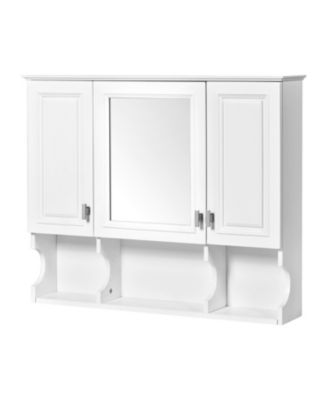 Streamdale 35" Wall Mount Bathroom Medicine Cabinet with Mirror and Shelves