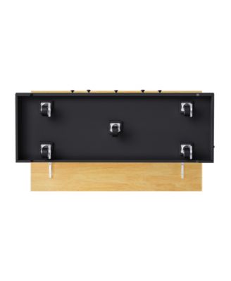 53" Kitchen Island Cart with Power Outlet, Storage, and Side Racks