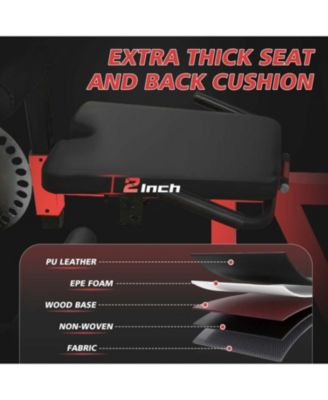 Streamdale Adjustable Leg Extension/Curl Machine Home Gym Weight Machine