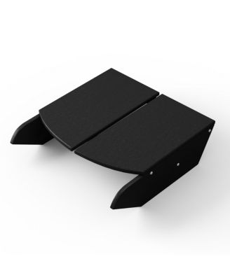 Modern HDPE Plastic Folding Patio Adirondack Ottoman