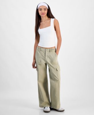 Ultra Flirt - Juniors' Soft-Waistband Cargo Pants