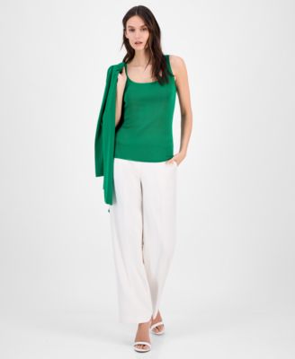 Женская майка без рукавов с квадратным вырезом от Anne Klein