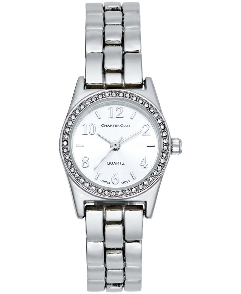 Charter Club Womens Stainless Steel Bracelet Watch 22mm, Only at 
