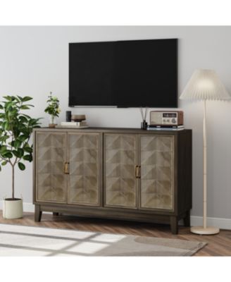 Streamdale Vintage Sideboard Cabinet with Ample Storage, 4 Doors, Console Table