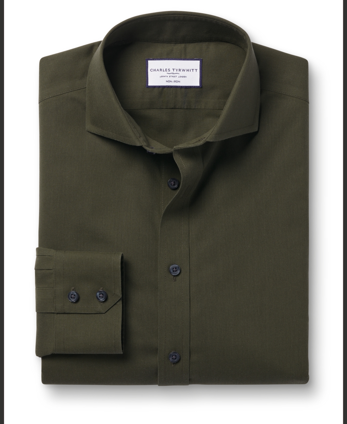 Charles Tyrwhitt Men's Slim Fit Button-down Washed Oxford Shirt In Green