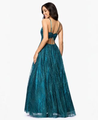 Платье с вырезом из блестящей сетки от Blondie Nites Juniors