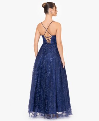 Блестящее платье-сердечко на шнуровке от Blondie Nites Juniors