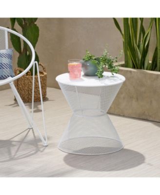 Streamdale Stylish Mesh Breeze Side Table Perfect Summer Companion for Relaxation