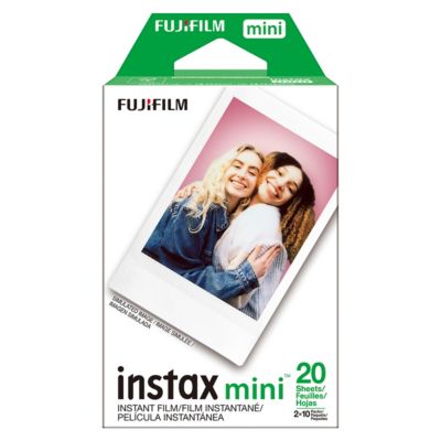 Instax Mini LiPlay Hybrid Instant Camera, Bundle with 20 Exposures Film Pack, 32GB UHS-I microSDHC Memory Card and Shoulder Bag