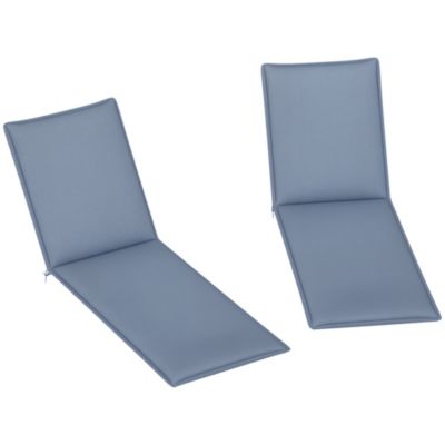2PCS Chaise Lounge Chair Cushion, 76" x 23"