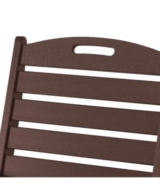 HDPE Adjustable Highback Folding Patio Dining Chair