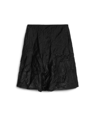 Women's Wrinkled Strapless Blouse