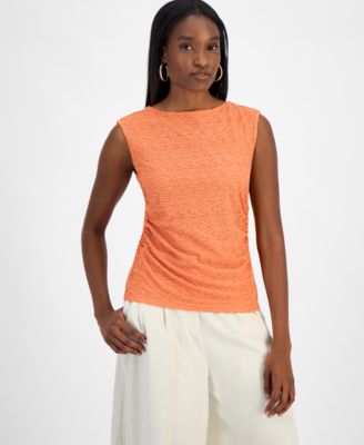 Women's Sleeveless Honeycomb Top, Exclusively at Macy's 