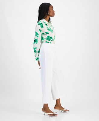 Женские укороченные брюки Bar III, эксклюзивно представленные в Macy's 