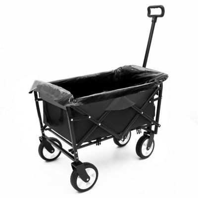 Streamdale Multi-Use Collapsible Wagon with Liners, for Beach, Camping, and Groceries