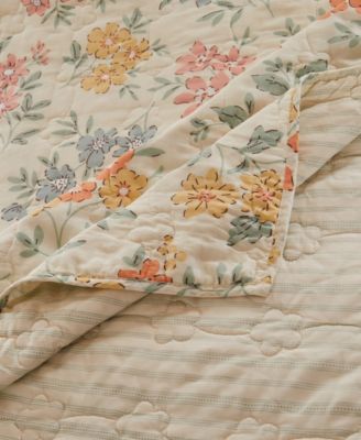 Chloe Modern Floral 2-Pc. Quilt Set, Twin
