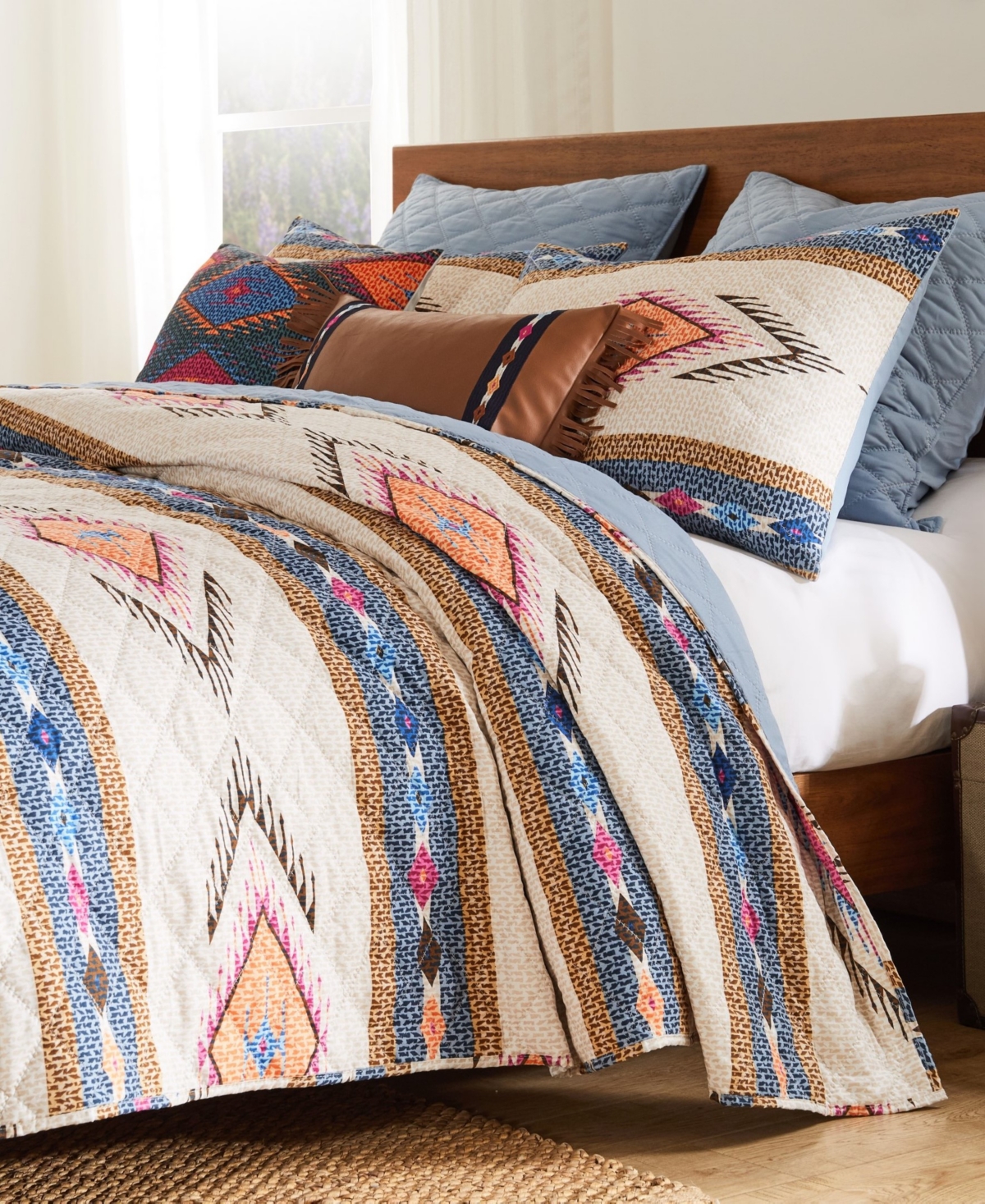 Greenland Home Fashions Cheyenne Boho Spirit 3-pc. Quilt Set, Full/queen In Spirit