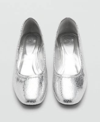 MANGO Women's Cracked-Heel Shoes