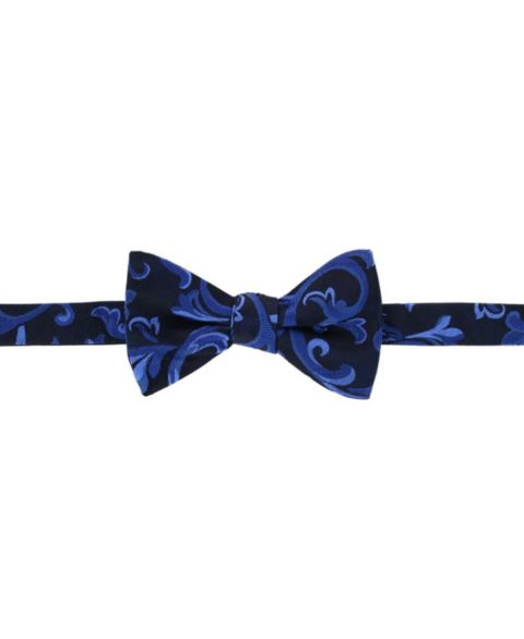 Мужские галстуки TRAFALGAR Christian the Romantic Brocade Silk Bow Tie, цвет: Королевский синий