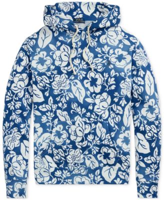 Polo Ralph Lauren Men's Floral Spa Terry Hoodie - Macy's