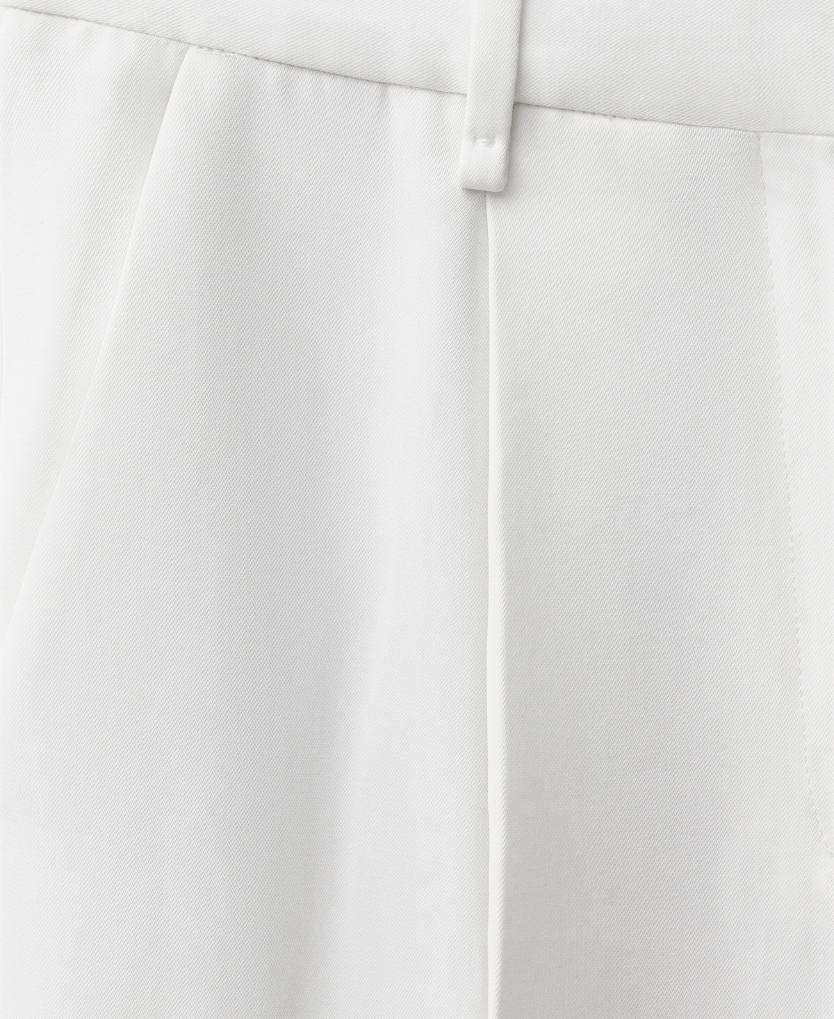 Shop Mango Women's Wide Leg Suit Trousers In White
