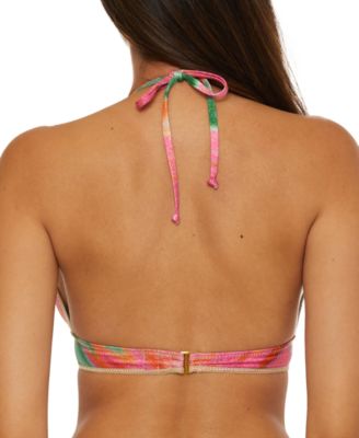 Топ-бикини Becca Women's Mirage с металлическим отливом и хипстерские плавки