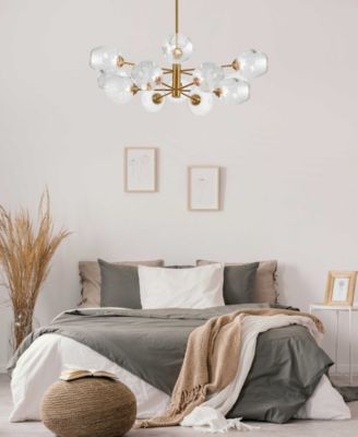 8" Metal Abii 12 Light Chandelier