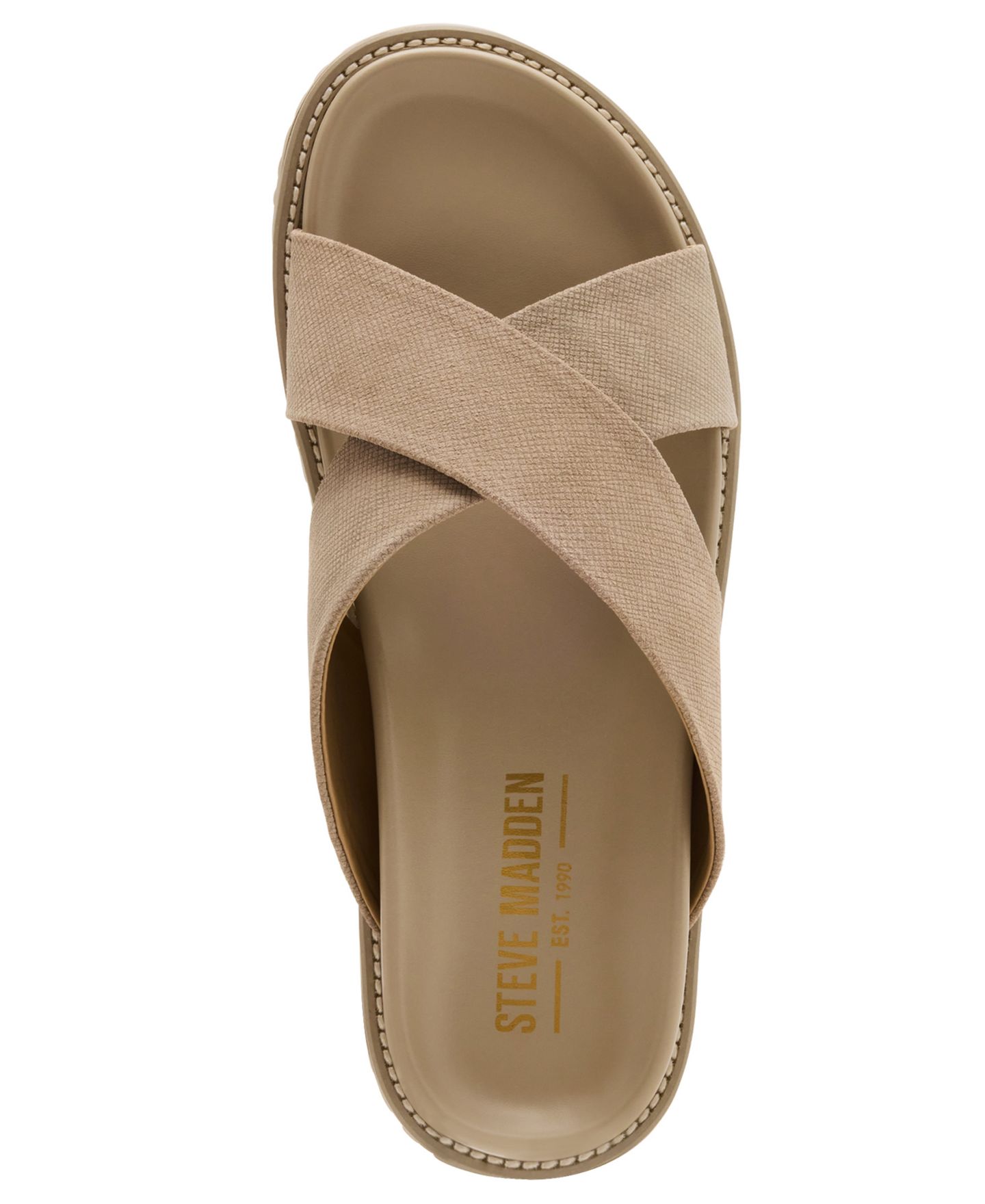 Мужские сандалии Steve Madden Calisto Slip On Sandal, цвет: Песочный замшевый — фото 2