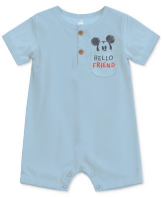 Baby Boys Mickey Mouse Bodysuits, Romper & Pants, 5 Piece Set