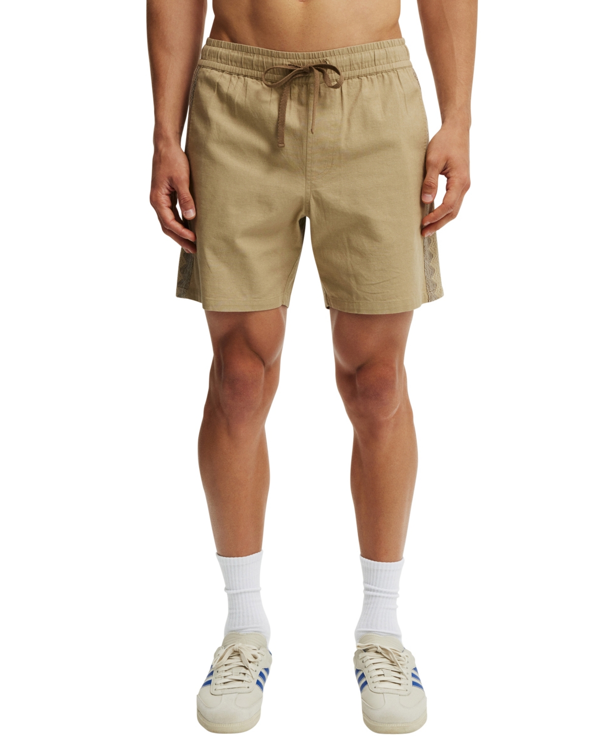 Men's Easy Shorts - Camel panel