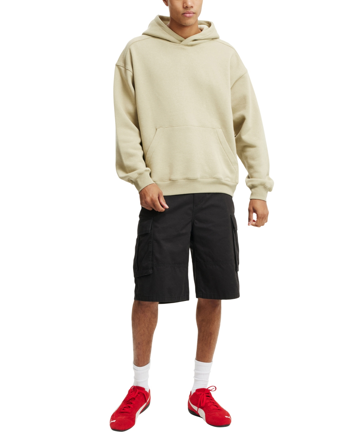 COTTON ON MEN'S BOX FIT HOODIE 