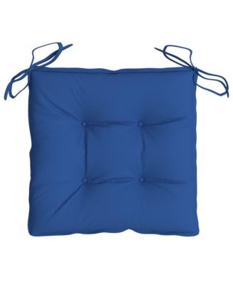 Chair Cushions 4 pcs Blue 15.7"x15.7"x2.8" Oxford Fabric