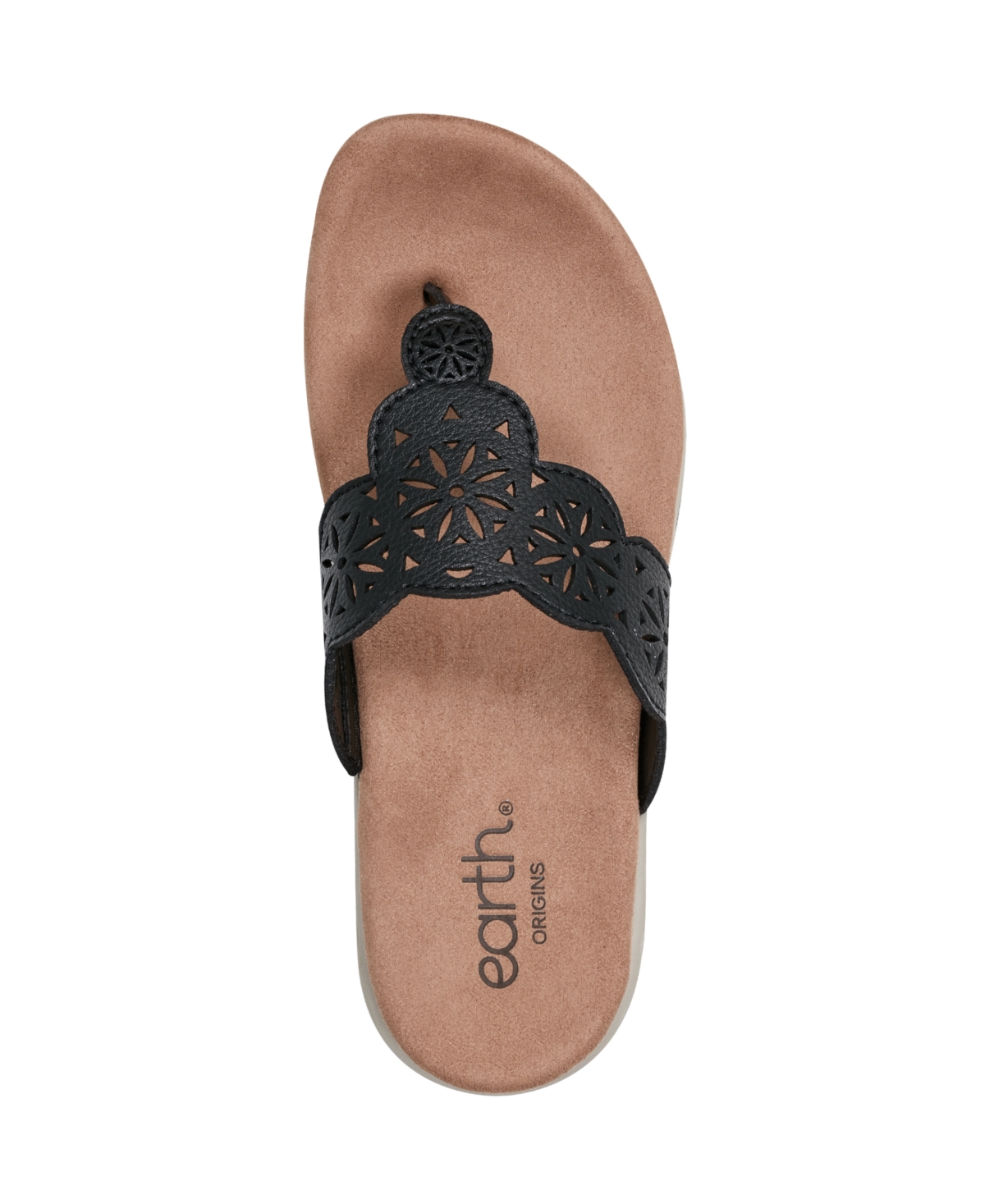 EARTH WOMEN'S SADIE T-STRAP FLAT SANDALS 