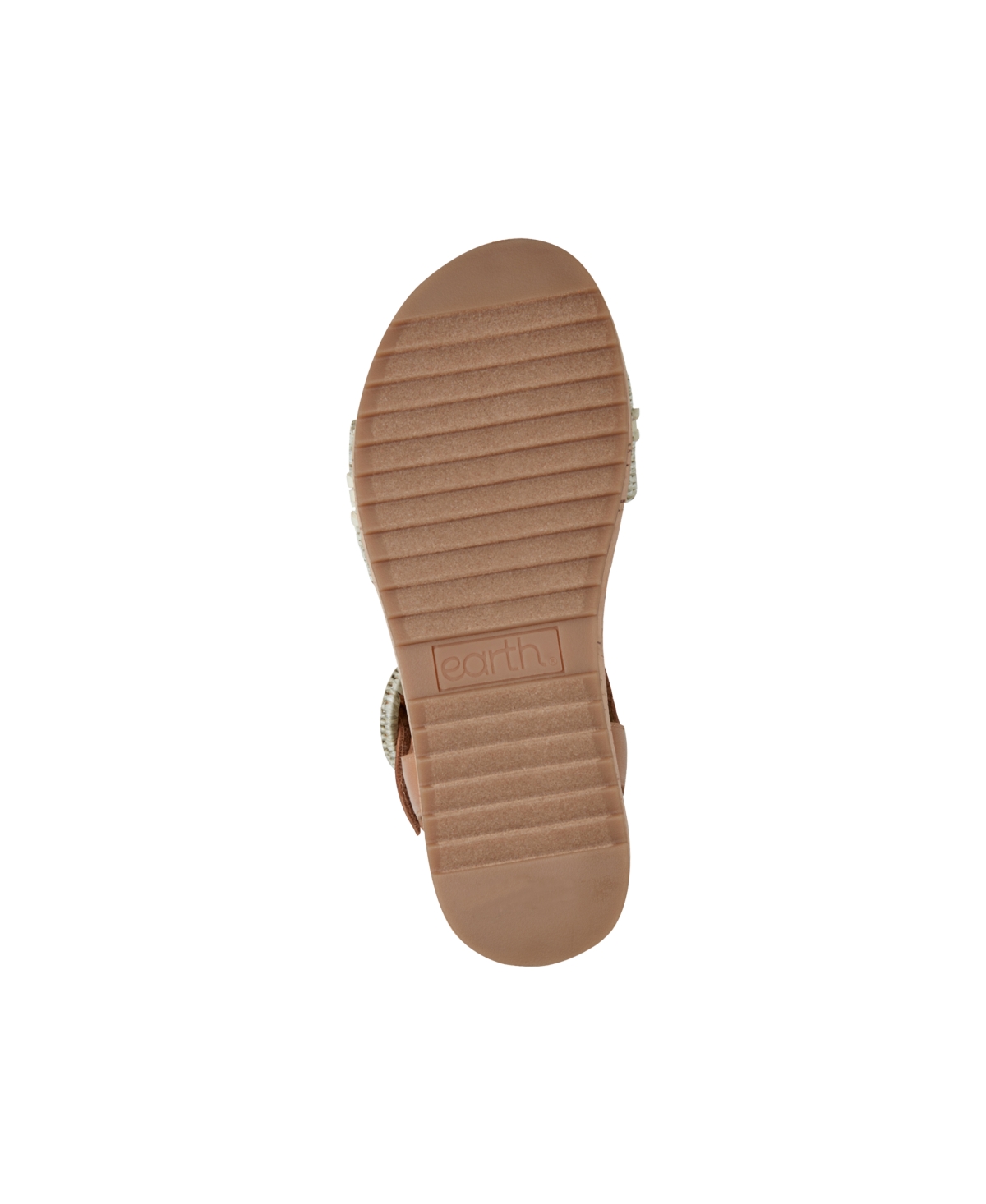 EARTH WOMEN'S PADMA WOVEN BAND ANKLE STRAP SANDALS 