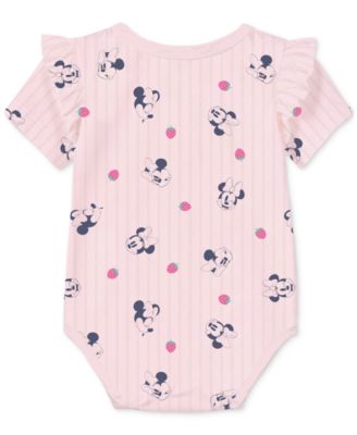 Baby Girls Minnie Mouse Bodysuits & Pants, 5 Piece Set