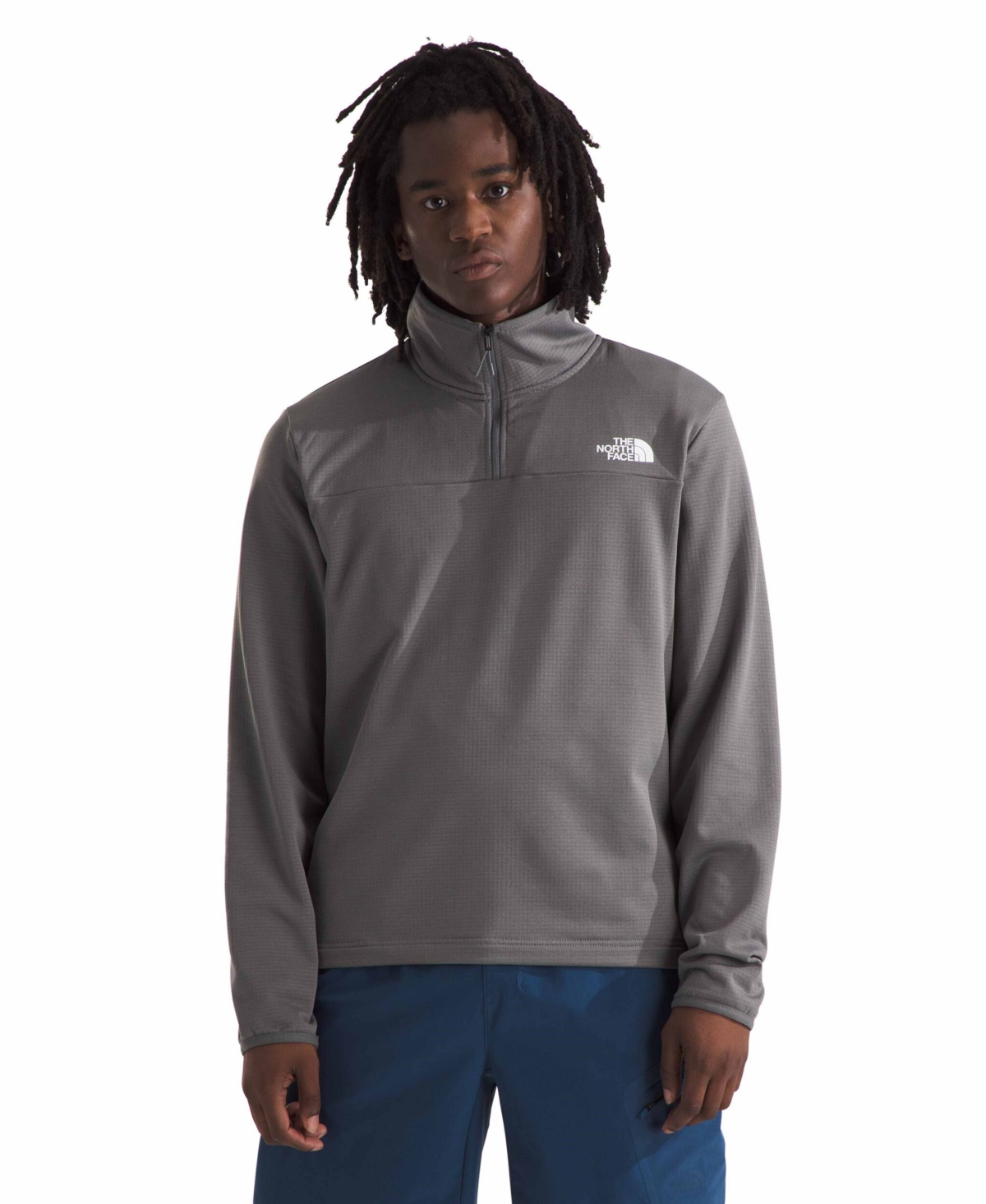 THE NORTH FACE MEN'S CEDAR TRAIL GRID FLEECE ZIP SWEATSHIRT 