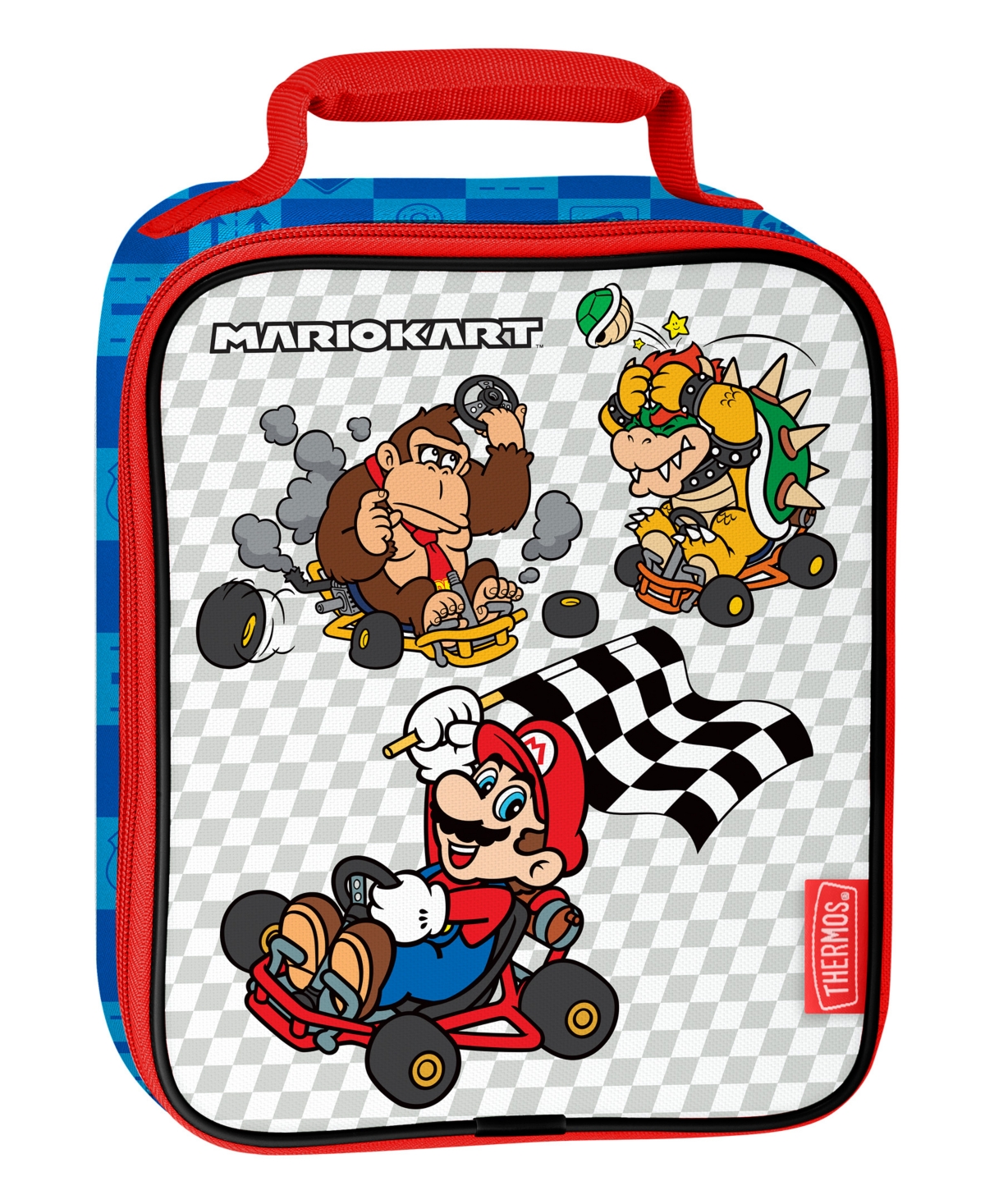 Thermos Paw Patrol Upright Soft Lunch Bag In Mario Kart Print