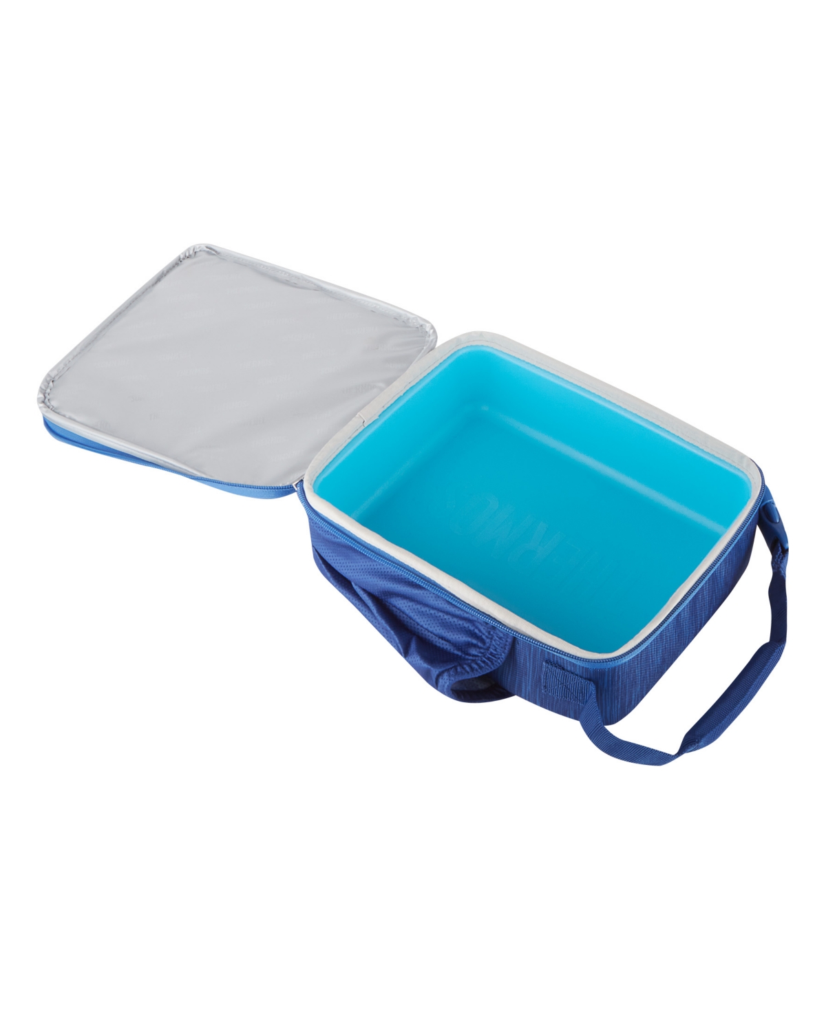 Thermos Upright W Flex-a-guard Liner Lunch Bag In Blue