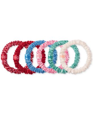 7-Pc. Pure Silk Skinny Scrunchies Set