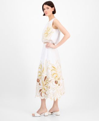 Женская юбка миди с вышивкой Avec Les Filles