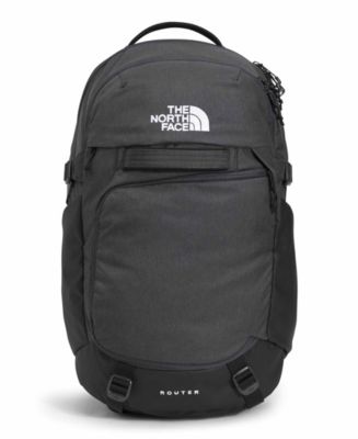 The North Face Router Backpack: Asphalt Grey Light Heather/Black
