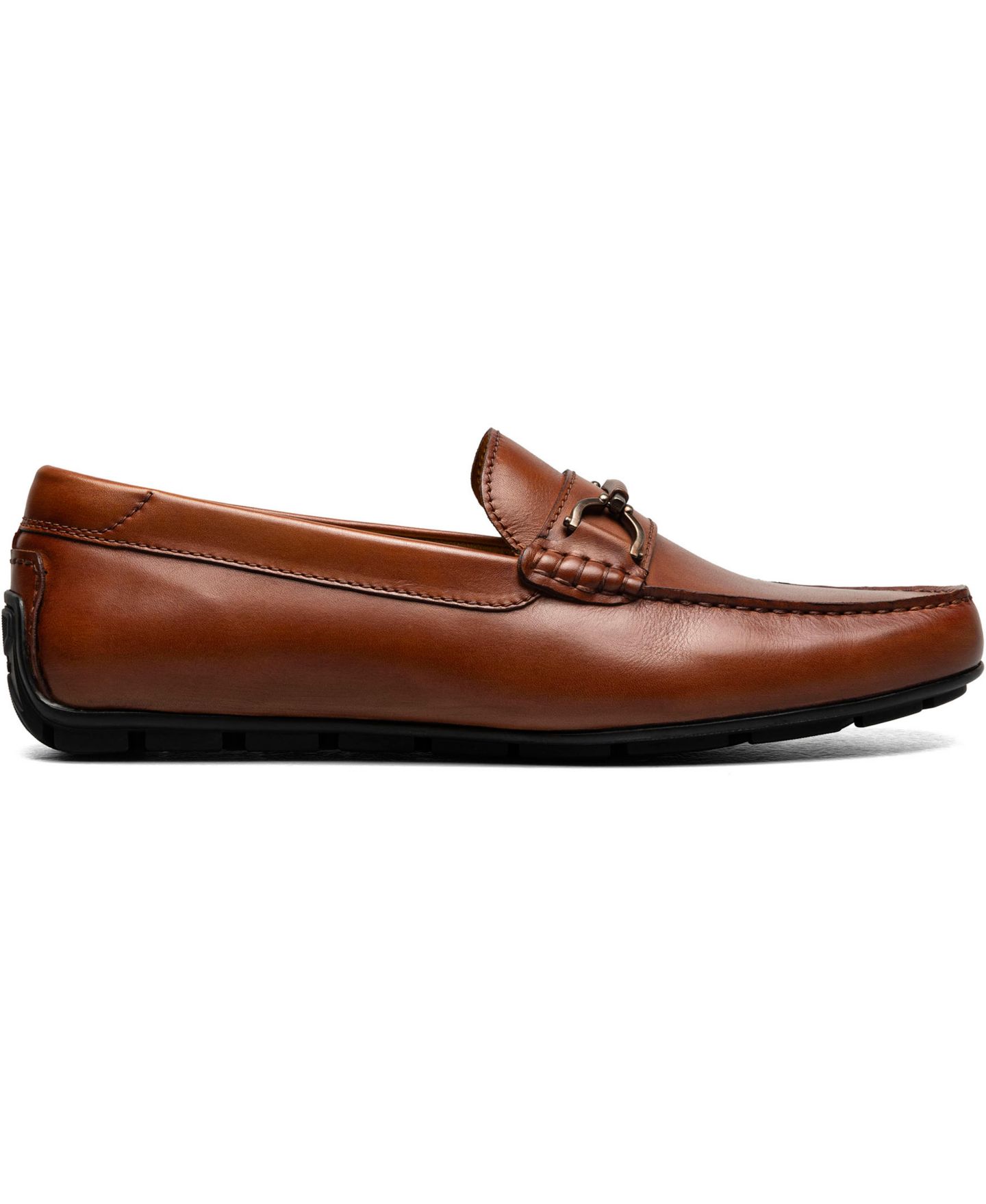 Мужские туфли Florsheim Motor Moc Toe Bit Loafer, цвет: Коньячный — фото 2