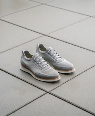 Men's Launch Knit Elastic Lace Slip On Sneaker