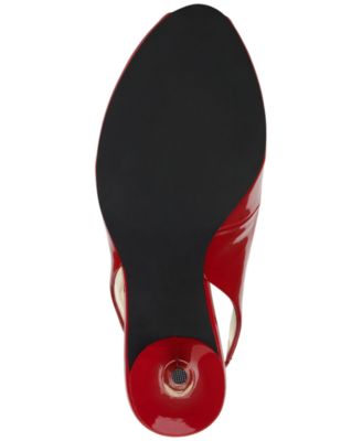 Women's Charis Peep-Toe Slingback Pumps