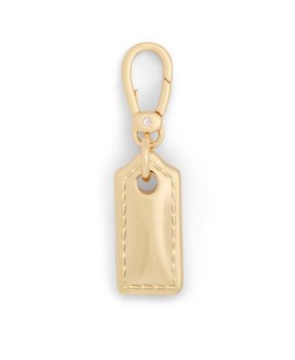 Gold Collectible Signature Stitched Hangtag Charms
