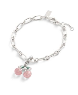 Pink Collectible Signature Glittery Cherry Charms